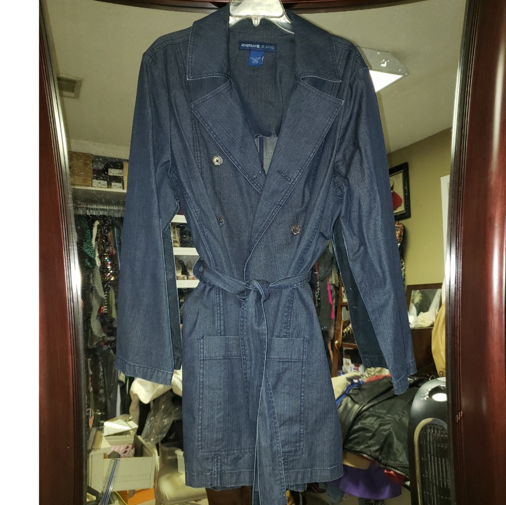 Denim Trench Coat